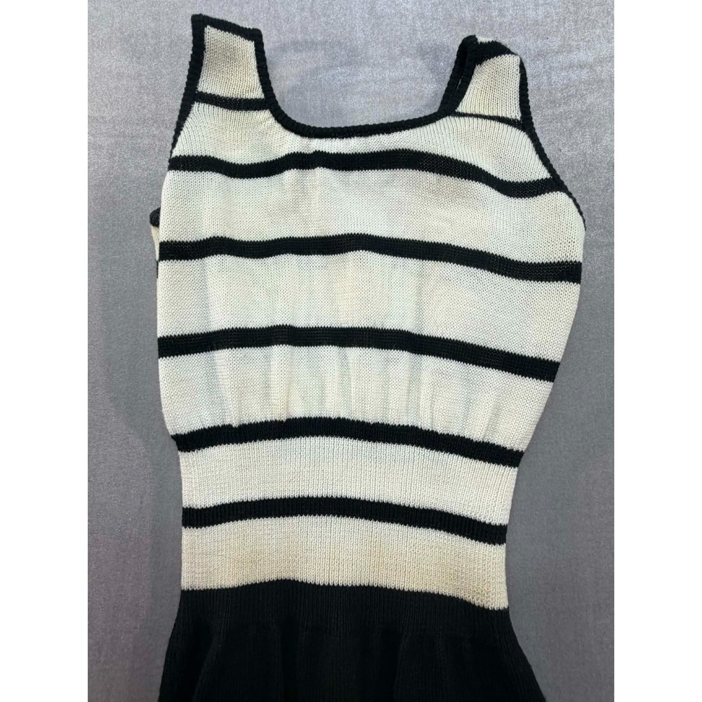 Vintage Apple‎ Blossom 100% Acrylic Sleeveless Dress Size Small - Picture 9 of 13